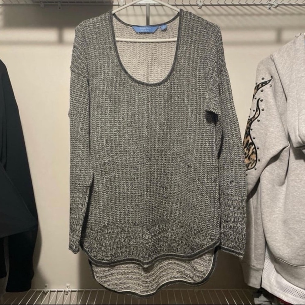 Vera Wang Grey Marl Knit Sweater
